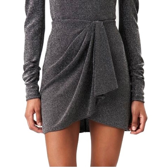 Isabel Marant Dresses & Skirts - ISABEL MARANT ETOILE SILVER METALLIC MINI SKIRT